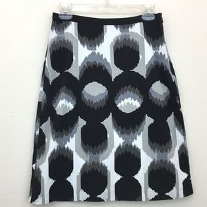 Boden skirt geometric circle cotton size 4